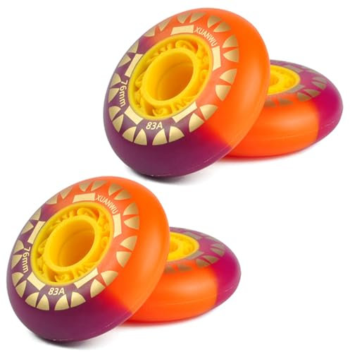 Skateboard-Räder, Inline-Rollschuh-Räder für den Innenbereich, 85A, mit Kugellagern (4er-/8er-Pack), Rollschuh-Räder für den Innenbereich, zum Ersetzen von -Rädern,C*4,8