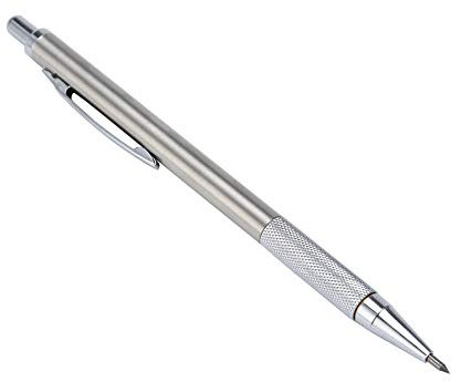 BAFOVY Wolframstahlspitze, Hartmetall-Glasschneider, Ideales Werkzeug für Haushalt und Schneidarbeiten mit Reißnadel für Flachglas, Keramik und Mehr (SILVER)