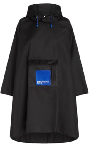 KARL LAGERFELD JEANS Hombre Logo Poncho Black One size