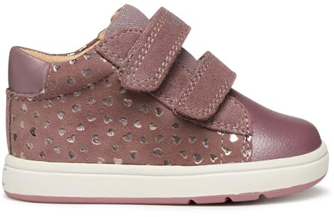 Geox Baby flicka B Biglia Girl First Walker sko, Dk Rose, 20 EU