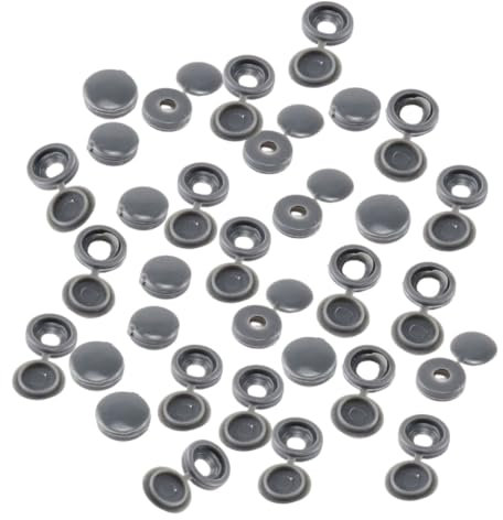 Healifty 120pcs Screw Caps for Shutters Hinged Screw Covers Furniture Decoration Easy Install Corrosion-resistant