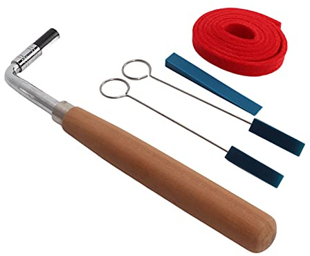 Joyance Mute Tools Professionelles Klavier-Stimmgerät-Set, 6-teilig, komplettes Werkzeug mit Stummschaltungswerkzeugen für Anfänger und Profionale, Klavierstimm- und Befestigungszubehör