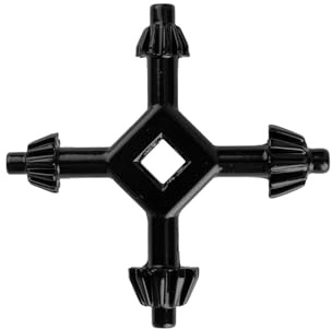 Tabanzhe 4-in-1 Chuck Key for Electric Drill Multifunctional Steel Drill Chuck Key for Tightening and Loosening Most Handheld Drills and Power Tools(Black)