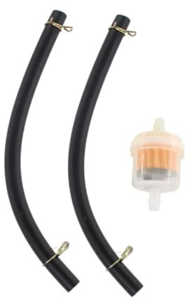 Dorccsi 1/4 Zoll 6 mm Kraftstofffilter Ersatz für 50 cc, 70 cc, 90, 110, 125, 150, Dirt Pit Bike, ATV, 4 Wheeler, Quad, Moped, Scooter, 3 Stück, Rasentraktor, Rasenmäher, Filte, Kraftstofflei