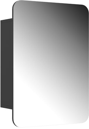 Vicco Armoire de Toilette Zino, Anthracite, 70x50cm | avec des étagères, Ordre et élégance pour chaque salle de bain
