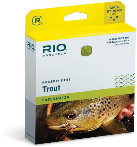RIO PRODUCTS Unisex-Erwachsene Fliegenschnur Mainstream Trout Dt3F Lemon Green, Grün, 3 Weight