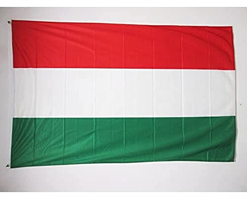 AZ FLAG - Flagge Ungarn - 150x90 cm - Ungarische Fahne 90 x 150 Cm Aussenverwendung Metallösen - Flaggen