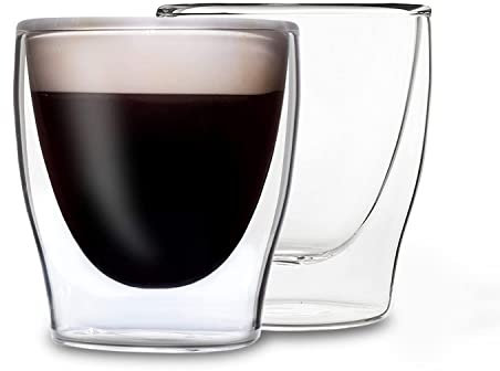 Feelino - Duos - Vasos de cristal, vidrio, 2x 80ml, 2x 80ml