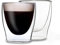 DUOS® Tazzine Caffe Vetro (2x 80ml) - Bicchiere termico, Bicchierini caffè vetro, Tazze vetro cappuccino, Tazza vetro, Tazzine caffè vetro, bicchieri caffe vetro, tazze da caffe, tazze caffe vetro