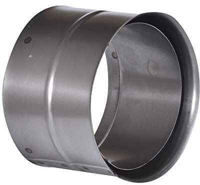 FIREFIX R160/WD Doublure murale double pour tuyaux de poêle/conduit de fumée de 2 mm d'épaisseur de 160 mm de diamètre, pour poêles et foyers non laqués