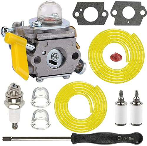ZAMDOE 308054043 Vergaser für Ryobi RY28000 RY28020 CS26 RY28040 SS26 RY09053 RY28021 RY28025 RY09056 RY09055 UT33600A UT33600 UT33650 26 cc 30 cc 25 cc Freischneider Gebläse