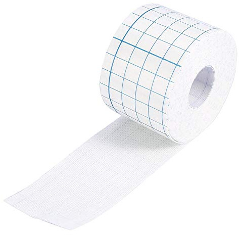 Nastro di Fissaggio, Nastro Medico, 1 Rotolo di Medicazione Adesiva Professionale Non Tessuta Per Ferite Medicazione Per Nastro di Fissaggio Medico Per Collo, Schiena, Spalle, Braccia(5cm x 10m)