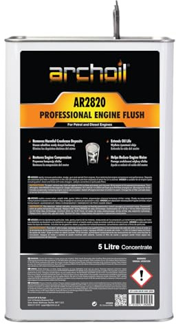 Archoil AR2820 Professional Petrol & Diesel Engine Flush 5L with Deposit Suspension Technology for Safe and Fast Engine Cleaning (5L)