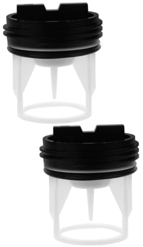 Gadpiparty 2stücke Washing Machine Drain Plug Filter Assembly Durable Plastic Pump Filter for Efficient Drainage Easy Installation Compatible with Washing Machines