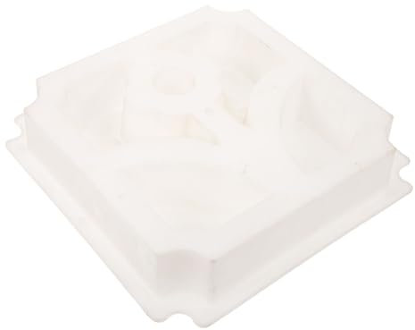 Hemobllo Molde de Cemento white de Pp Reutilizable para Pavimento DIY
