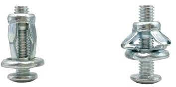 Genérico Tuerca de tornillo con remache de pétalo, M4, M5, M6, M8, de acero al carbono, de hierro hueco, de aluminio, remachadora, placa de matrícula fija for matrícula de coche(M4x20mm (10set))