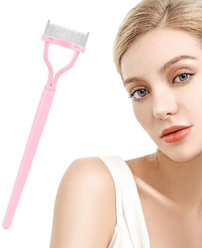 Peine pestañas | Peine rímel definitivo pestañas | Herramienta separador pestañas ojos, peine rímel definitivo pestañas, cepillo maquillaje rímel ergonómico para viajar