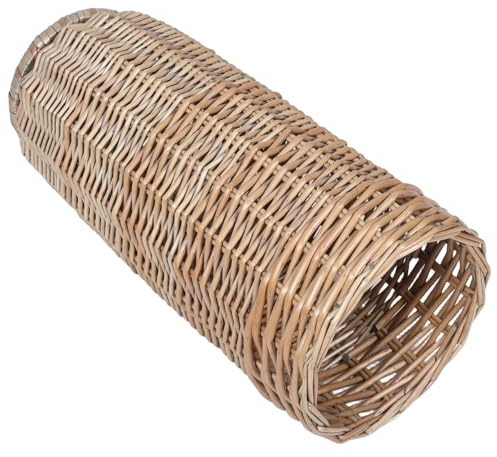 Zerodeko Umbrella Stand Portable and Large Capacity Rattan with Storage Basket Elegant Wicker Weave, Freestanding for Entryway Home Organiser