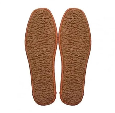 Skosulor bekväma varma skodyn fuskull repfria mode bekväma tjocka unisex varma innersulor (kaffe 38)