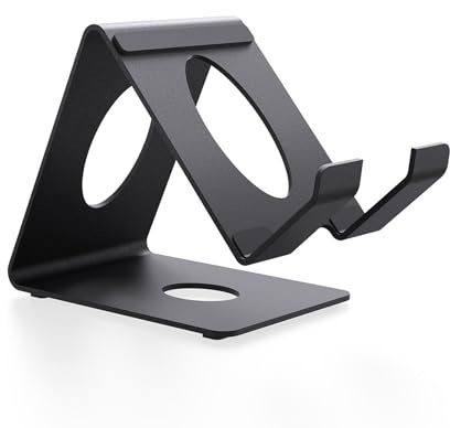 Travel Friendly Ergonomic Multi Purpose Metal Desktop Stand For Handheld Consoles And Mobile Devices Sturdy Construction Portable Aluminum Alloy Holder