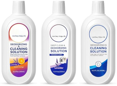 Soluzione Detergente per Pavimenti Compatibile con Tineco, 3 x 500 ml, Agrumi e Lavanda/Lavanda/Fragranza Fresca, Asciugatura Rapida Senza Aloni per iFLOOR e FLOOR ONE