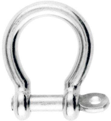 Grillete lira 13mm, acero inoxidable AISI 316