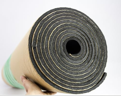 5m x 1m 10mm Car SoundProofing Closed Cell Foam Deadening Vehicle Car Van Insulation Material Off The Roll