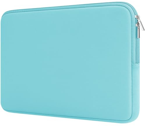 RAINYEAR 15,6 Pollici Manicotto del Computer Portatile Morbido Fluffy Fodera Imbottita Sacchetto Della Cassa Compatibile con 15,6 Pollici Notebook Computer Ultrabook Chromebook, Blu