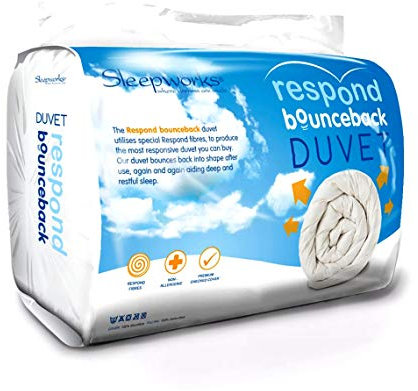 15 Tog Luxury Hotel Quality Respond Bounce Back King Bed Size Microfibre Duvet Quilt, Embossed Soft Touch Ideal For Autumn & Winter By Littens