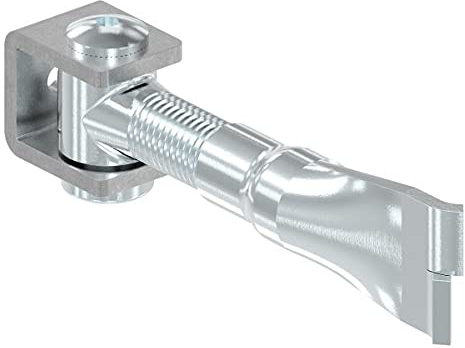 Fenau - Torband M20 / Halterung verstellbar zum Einmauern - Stahl S235JR, roh - Tragkraft pro Paar: 150 kg