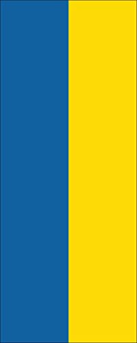 flaggenmeer® Flagge Ukraine 160 g/m² ca. 300 x 120 cm mit Hohlsaum für Ausleger