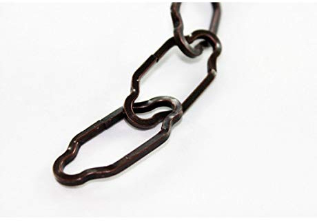1 m cadena moldeada bronce para lámpara colgante colgante hilo 2,7 mm tipo genevoso