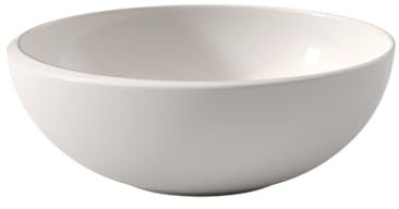 Villeroy & Boch Newmoon Ensaladera/Fuente De Servir Blanco, Apto Para Lavavajillas, Apto Para Microondas, Cuenco Ceramica, Ensaladera Grande, Bol Blanco, Premium Porcelain