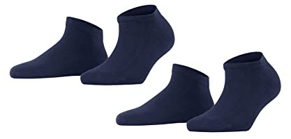 FALKE Women's Happy 6-Pack Trainer Socks Cotton Breathable