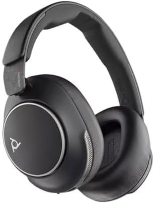 Plantronics Auriculares para equipo de audio Voyager Surround 80 UC, USB-C, Adaptador USB-C/A, VS80T, BT700C, Negro​