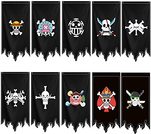 DACHENG One OP Piece wanted monkey luffy - bandera cosplay One OP Piece Piratas de Sombrero de Paja 49X27.5 inch