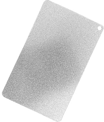 Taille-crayon diamant double face, grain 300/600, pierre à aiguiser pour carte de crédit, parfait pour la cuisine et l'extérieur