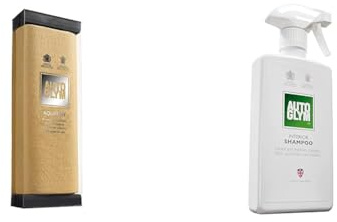 Autoglym Hi-Tech Aqua-Dry Chamois & Interior Shampoo, 500ml - Car Interior Shampoo That Cleans and Freshens Carpets, Fabrics, Upholstery and Plastics