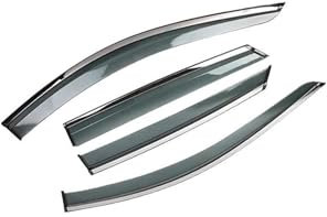 DZSMACHENGSM Auto Windabweiser Für Skoda Für Octavia Für Mk3 RS Für Scout 5E Limousine 2013-2019 Deflektor Regen Augenbraue Windschutz Abdeckung Fenster Visier Autofenster Windabweiser