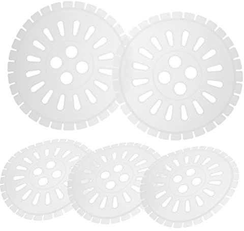 Láminas Deshidratadoras para Lavadora 5 Piezas Abs Blanco | 25 Cm, Flexibles y Fáciles de Guardar, Reducen Vibración y Arrugas, Suaves Tejidos
