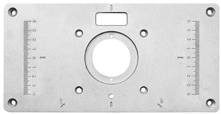 Mesa de fresadora Máquina De Recorte De Madera, Panel Abatible, Enrutador De Aluminio, Placa De Inserción De Mesa For Bancos De Carpintería, Herramientas Manuales Para motores, máquinas de grabado y r
