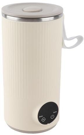 Bouilloire Portable sans Fil, thé de Voyage et Bouilloire de café, Batterie 6000 MAh, 4 Contrôleurs Température pour le Lait (Prise UE)