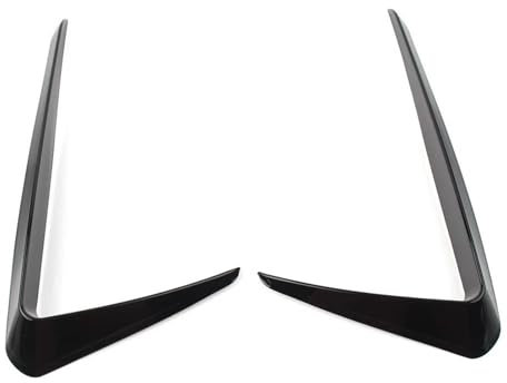 DZSQTUND Frontspoiler 1 Paar Auto Front Stoßstange Nebel Licht Lampe Abdeckung Dekoration Trim Für VW Für Golf 7 Für GTI 2013-2016 Glänzend Schwarz ABS Kunststoff Auto Frontspoiler