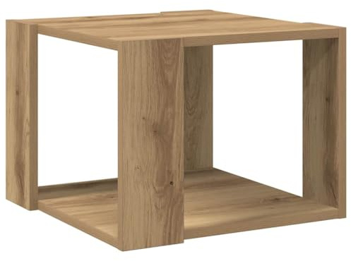 vidaXL Coffee Table Artisan Oak 40x40x30 cm Engineered Wood, side table, living room table, centre table, sofa table, couch table, accent table