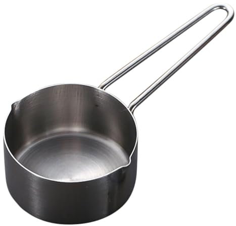 LIFKOME Misurini in Acciaio Inox Set Da Cucina 60ml Tazze Di Misurazione Riutilizzabili Per Cottura Al Forno e Preparazione Dolci Uso Domestico