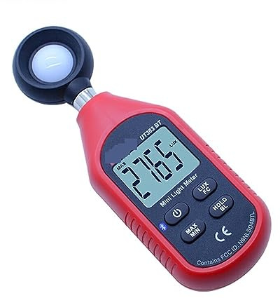 Handheld Light Meter, Digital Luxmeter Mini Light Meter Environmental Testing Equipment Handheld Type Luxmeter Illuminometer