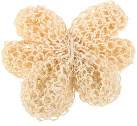 Anneome Esponja Exfoliante Corporal de Sisal Natural para Ducha Bola de Baño Diseño Ergonómico para Adultos Limpieza Profunda y para Rutina Diaria de Baño