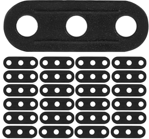 Abaodam 30pezzi Tendicorda Antivento Fibbia Rotonda per Corda Tenditori per Cavi da Riparo Esterno Clip in Plastica per Fissaggio di Ripari Accessori per Campeggio e Escursionismo
