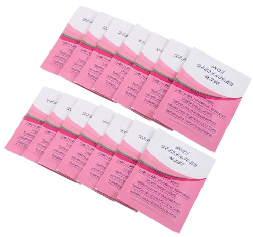 WEKADRIN Lingettes Après-Épilation 50 Pcs Lingettes Démaquillantes Dissolvant D’Huile pour Cire Soin Peau Doux et Apaisant Usage Maison et Voyage Cire Efficaces