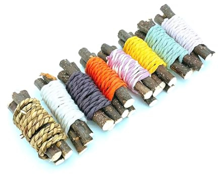 Xinsheinelry Pet Snacks Chew Toy Rodents Chewing Sticks Toy Cage Molar Rodents Grinding Cage Decorations Small Chew